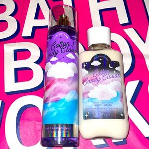 Bath And Body Works "Cotton Candy Clouds” duo
